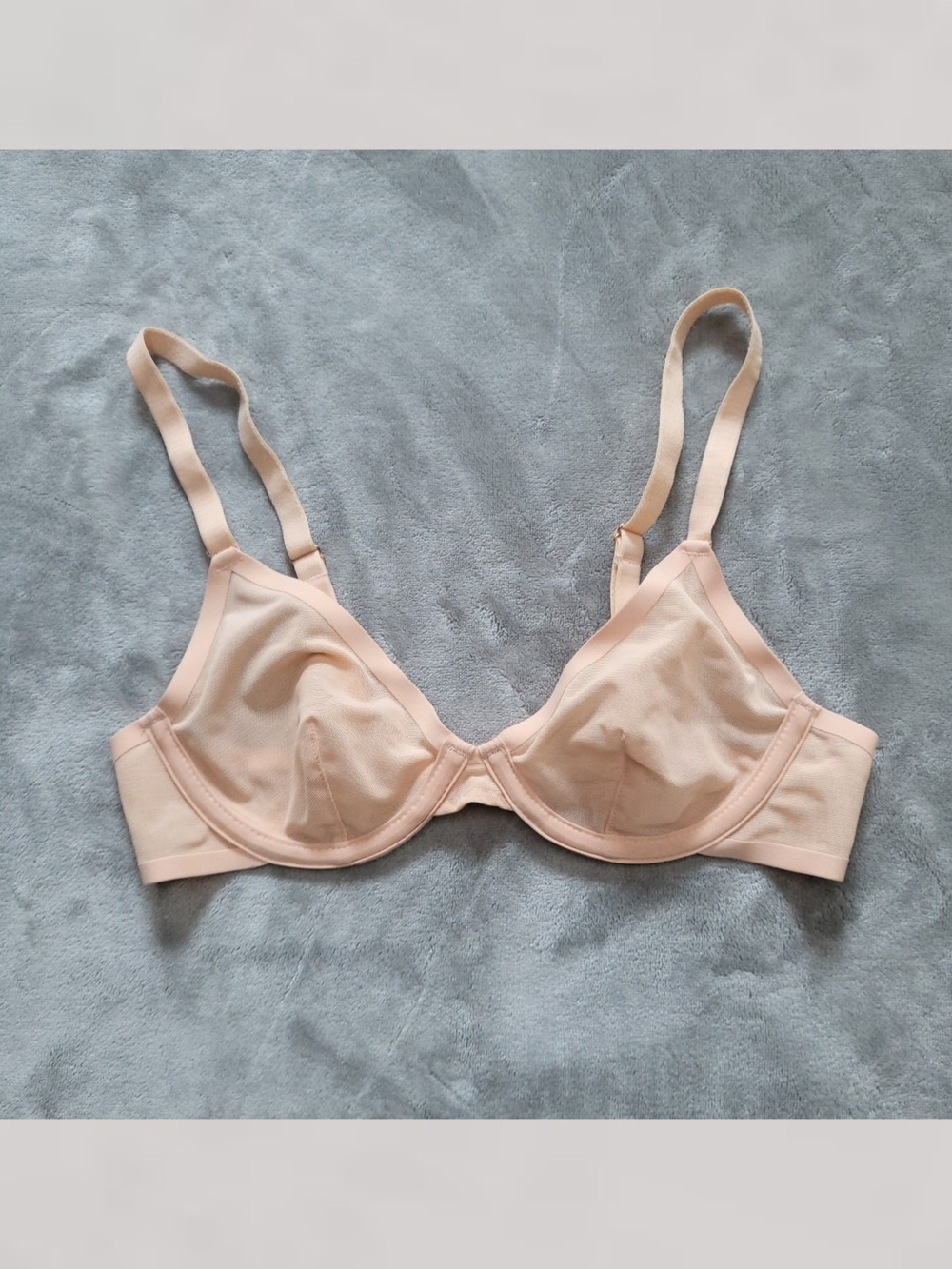 Urban Outfitters Light Nude Underwire Bra Bralette Mesh 32A